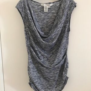 Max Studio Blue Marble Top